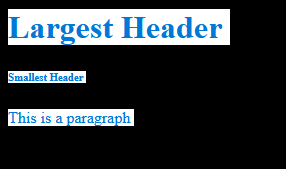 A black picture with black text.  The words previously found on the page are highlighted to show that they are still there