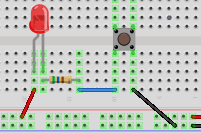 Simple Pushbutton with LED