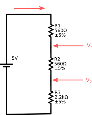 3 Resistor Voltage division