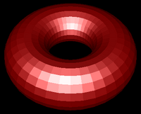 Flat Shaded Mid-tesselation torus