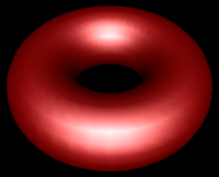 Gouraud Shaded Mid-tesselation torus